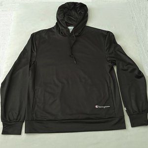 Champion Men's Ultafuse Long Sleeve Kangaroo Pocket Black Hoodie100% Poly Medium